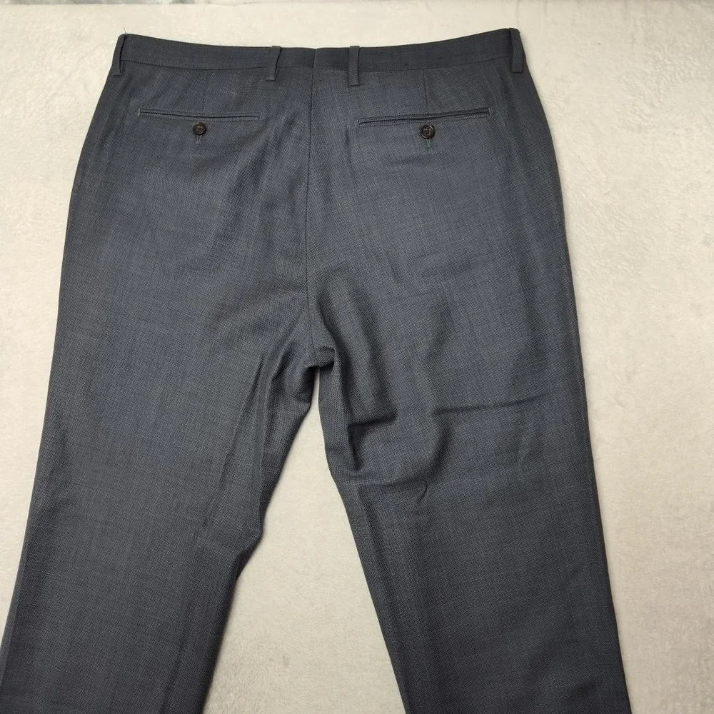 Banana Republic Pants Mens 35x34 Gray Modern Slim Marzotto Wool Business Suit